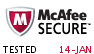 McAfee Secure sites help keep you safe from identity theft, credit card fraud, spyware, spam, viruses and online scams